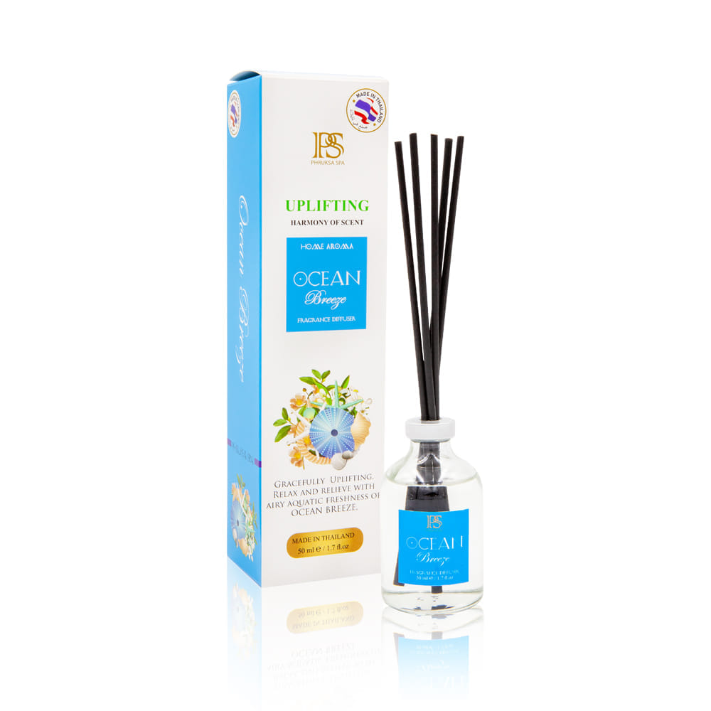 ก้านไม้หอมปรับอากาศ PHRUKSA SPA  ขนาด 50 มล. กลิ่นโอเชี่ยน บรีซ